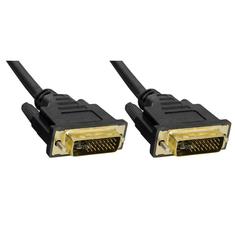 Cable Video Digital DVI-D Akyga AK-AV-06 Negro 1,8 m