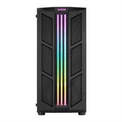 Caja Semitorre Micro ATX / ATX/ ITX Aerocool Prime RGB Negro