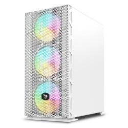 Caja Semitorre ATX Savio RAPTOR WHITE X1 Negro Multicolor