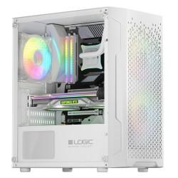 Caja Semitorre ATX Logic ARAMIS ARGB Blanco