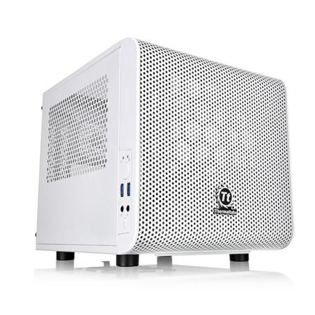 Caja Semitorre Mini ITX THERMALTAKE Core V1 Snow Edition Blanco