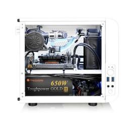 Caja Semitorre Mini ITX THERMALTAKE Core V1 Snow Edition Blanco