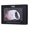 Correa para Perro Flexi Glam Splash 3 m Blanco S