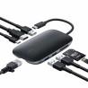 Hub USB Aukey CB-C71 Negro 100 W