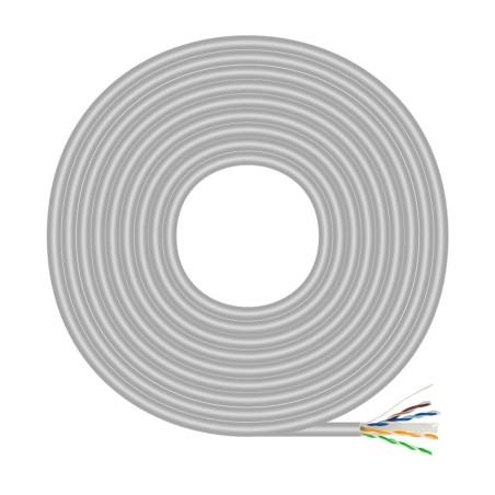 Cable RJ45 Categoría 6 UTP Rígido Aisens A135-0750 Gris 305 m