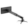 Soporte de Pared Extensible para Proyector MacLean MC-945 Negro