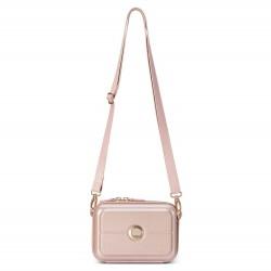 Bolso de Hombro Delsey Turenne Rosa Monocromo 12,5 x 6,5 x 18 cm