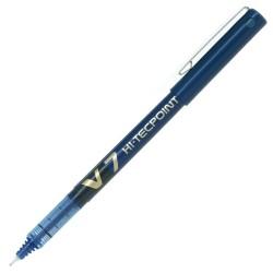 Boligrafo de tinta líquida Pilot V-7 Hi-Tecpoint Azul 0,5 mm (12 Unidades)