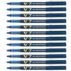 Boligrafo de tinta líquida Pilot V-7 Hi-Tecpoint Azul 0,5 mm (12 Unidades)