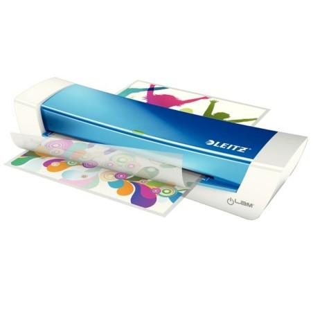 Plastificadora Leitz iLAM Laminator Home Office A4 Azul Blanco