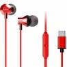 Auriculares Aiwa ESTM-50USB-C/RD Rojo