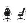 Silla Gaming Huzaro FORCE 2.5 Negro Gris