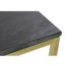 Consola DKD Home Decor 100 x 40 x 77 cm Negro Dorado Mármol Hierro