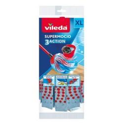 Fregona Vileda 3Action Velour XL Azul Rojo