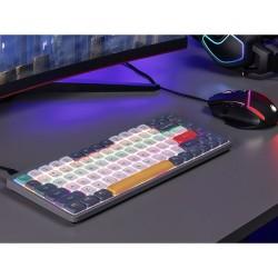 Teclado mecánico Tracer TRAKLA47279 Blanco Multicolor QWERTY