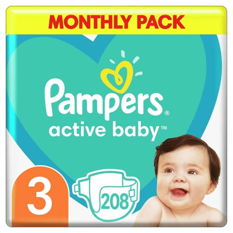 Pañales Desechables Pampers S3 3