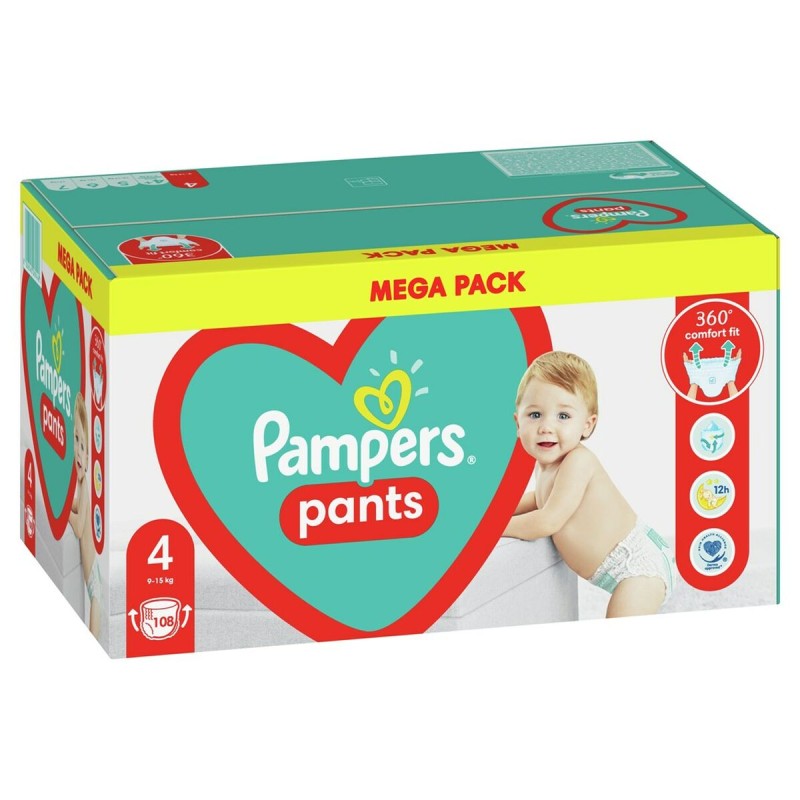 Pañales Desechables Pampers Pants 4 (108 Unidades)