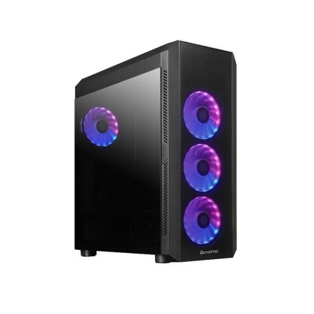 Caja Semitorre ATX Chieftec GL-04B-OP Negro Multicolor