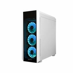 Caja Semitorre ATX Chieftec GL-03W-OP Blanco Negro