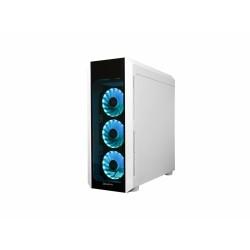 Caja Semitorre ATX Chieftec GL-03W-OP Blanco Negro