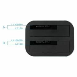 Dock Station Dual TooQ TQDS-805G 2.5"-3.5" HDD/SSD SATA USB 3.0