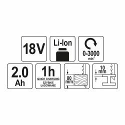 Sierra de Sable Yato YT-82814 3000 rpm