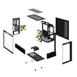 Caja Semitorre ATX Savio SIGMA X1 Negro