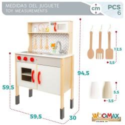 Cocina de Juguete Woomax 59,5 x 94,5 x 30 cm