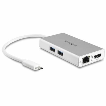 Hub USB Startech DKT30CHPDW Blanco 60 W