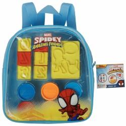 Set de Manualidades Spidey Azul Moldes para plastilina Plastilina Mochila