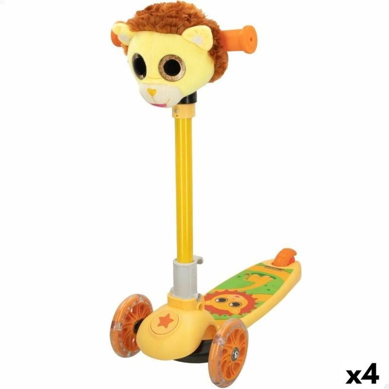 Patinete Scooter K3yriders Lion Amarillo 4 Unidades