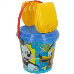 Set de Juguetes de Playa Mickey Mouse Ø 18 cm (16 Unidades)