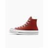 Zapatillas Casual Mujer Converse Chuck Taylor All Star Lift Hi Marrón