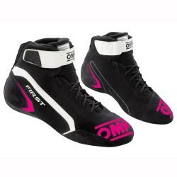 Botines Racing OMP FIRST Fucsia 43