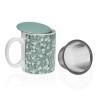 Taza con Filtro para Infusiones Versa Bellis Verde Gres