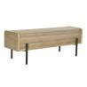 Banqueta DKD Home Decor Natural Madera Metal 120 x 40 x 43 cm