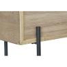 Banqueta DKD Home Decor Natural Madera Metal 120 x 40 x 43 cm