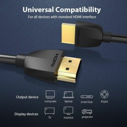 Cable HDMI Vention AAIBF 1 m Negro