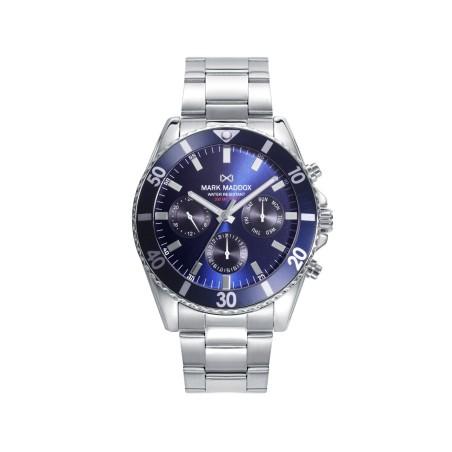 Reloj Hombre Mark Maddox HM0140-37 Plateado (Ø 45 mm)