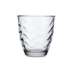 Set de Vasos Quid Waves Transparente Vidrio 260 ml (6 Unidades)