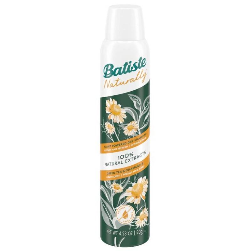 Champú en Seco Batiste Naturally 200 ml Té Verde Camomila