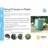 Kit de barril para lluvia EDA Plegable Flexible Ø 80 x 98 cm 500 L