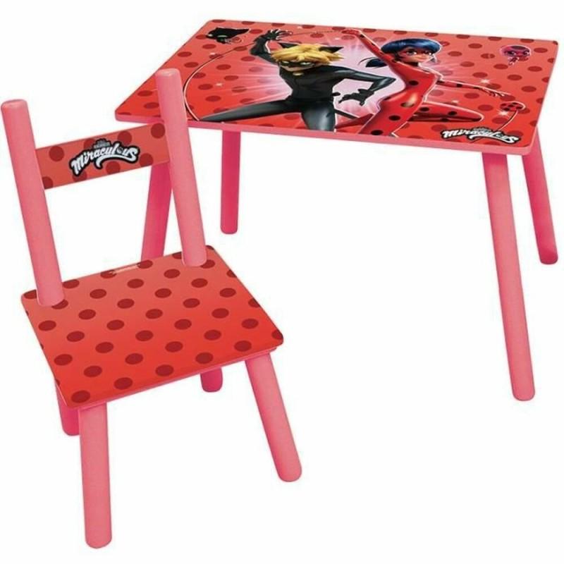 Conjunto de Mesa y Sillas para Niños Fun House Ladybug