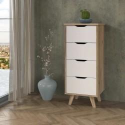 Cajonera Vankka Roble 45 x 42 x 108 cm 45 x 108,7 x 42 cm