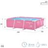 Piscina Desmontable Intex Small Frame Familiar 28266NP Rosa 220 x 60 x 150 cm