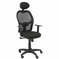 Silla de Oficina con Cabecero Alocén P&C B10CRNC Negro