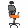 Silla de Oficina con Cabecero P&C B10CRNC Naranja