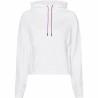 Sudadera con Capucha Mujer Calvin Klein Performance Blanco