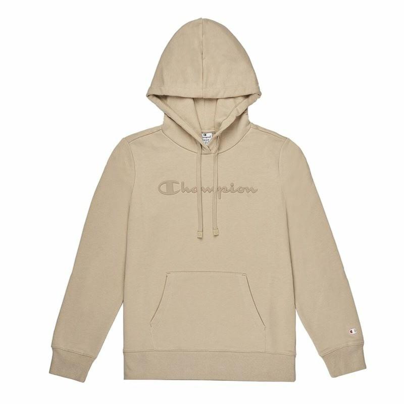 Sudadera con Capucha Mujer Champion Beige