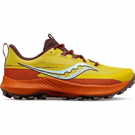 Zapatillas de Running para Adultos Saucony Saucony Peregrine 13 Amarillo Naranja Mujer